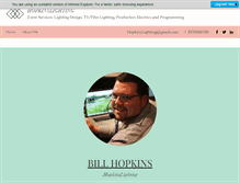 Tablet Screenshot of hopkinslighting.com